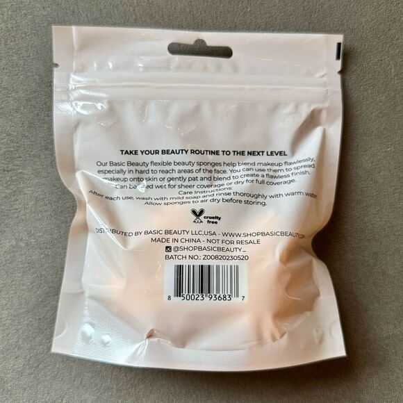 New ✨ Basic Beauty beauty sponge applicator 2 piece set - Picture 2 of 2